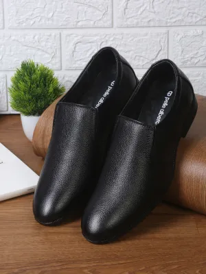 Pelle Albero Black Mens Genuine Leather Formal Shoes