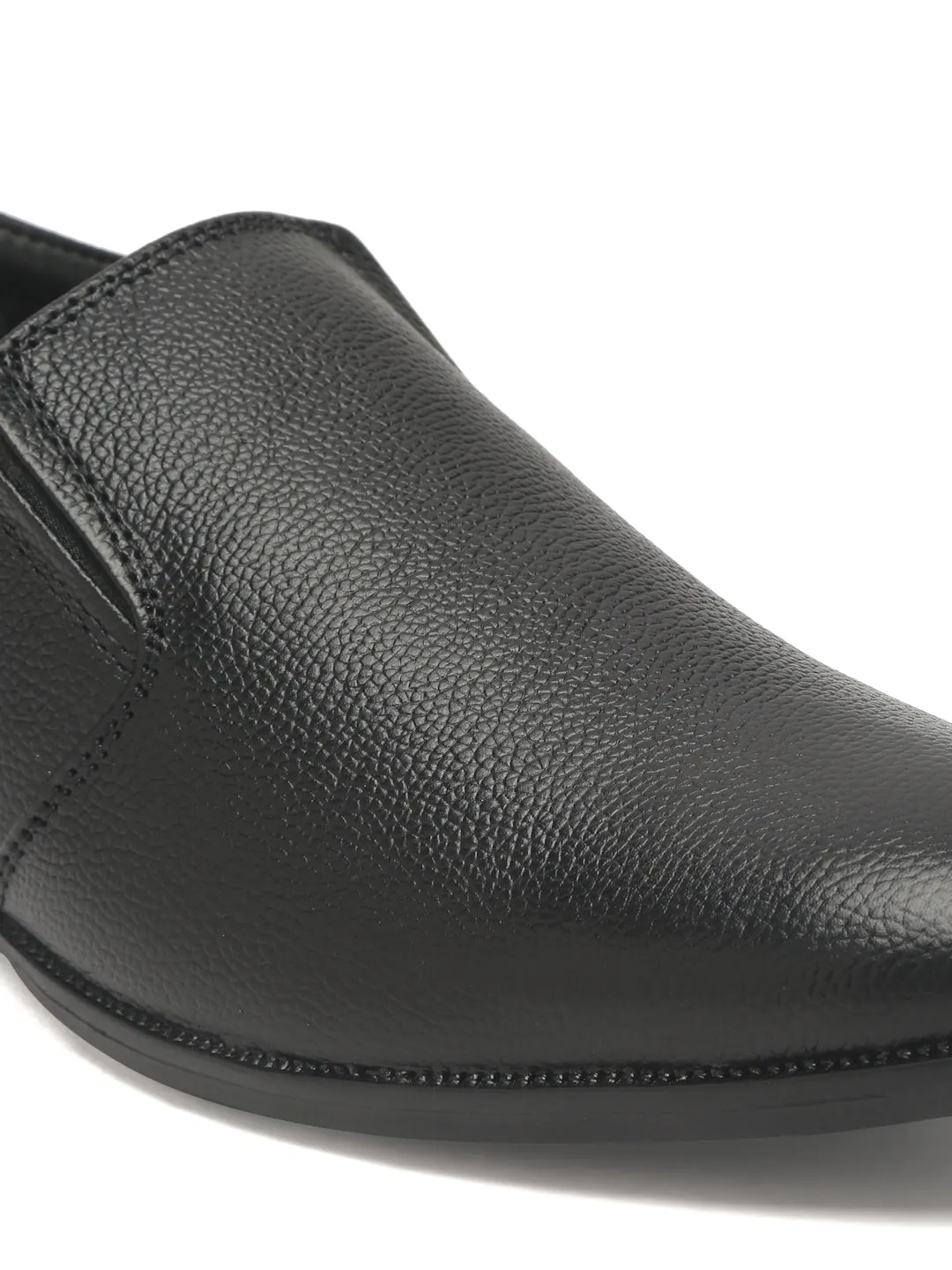 Pelle Albero Black Mens Genuine Leather Formal Shoes