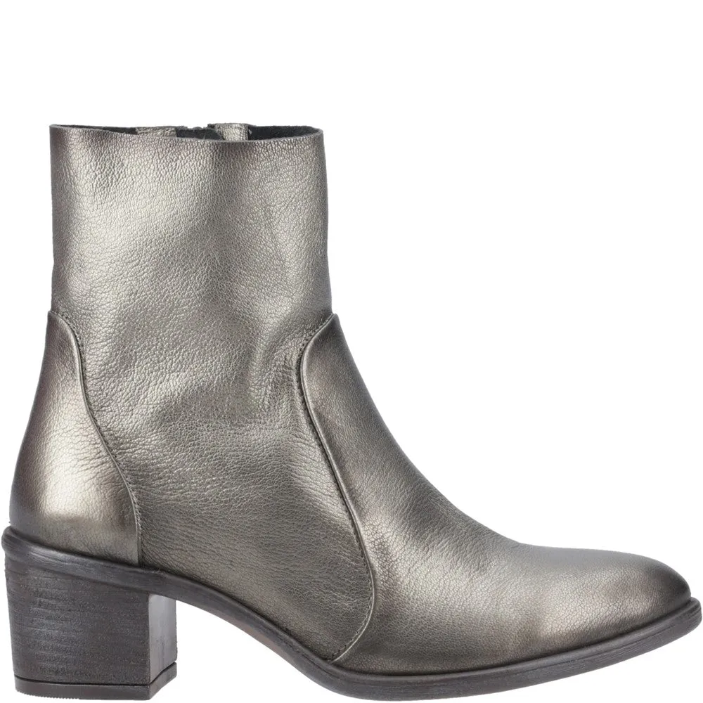 Pewter Winona Ankle Boots