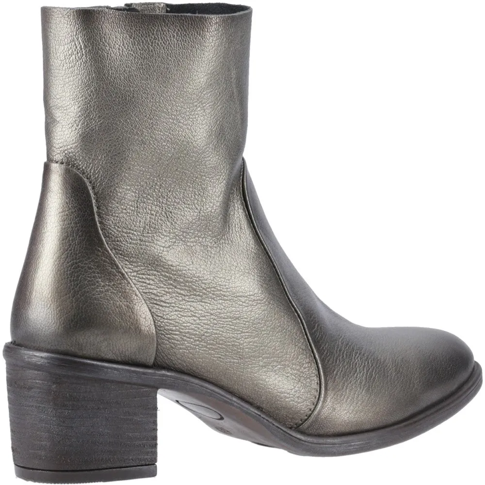 Pewter Winona Ankle Boots