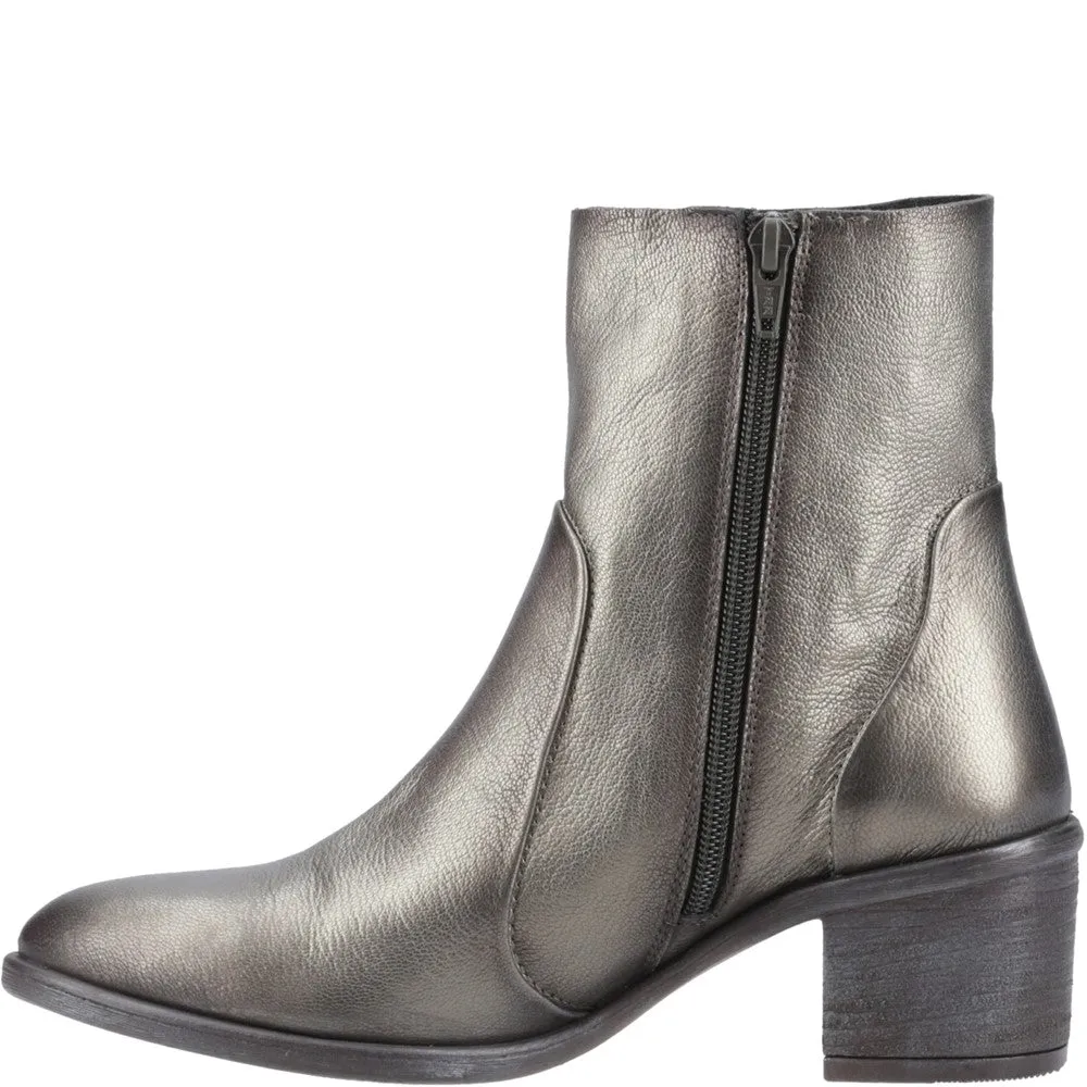 Pewter Winona Ankle Boots