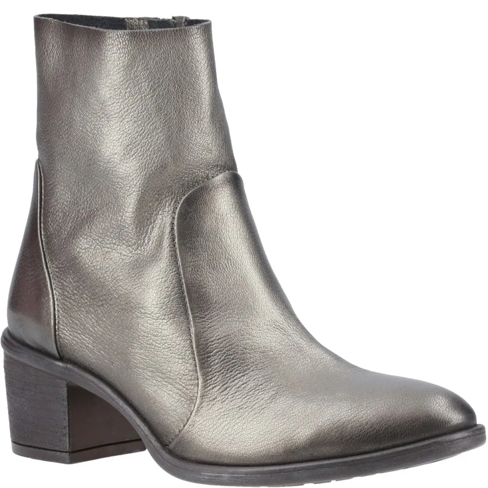 Pewter Winona Ankle Boots
