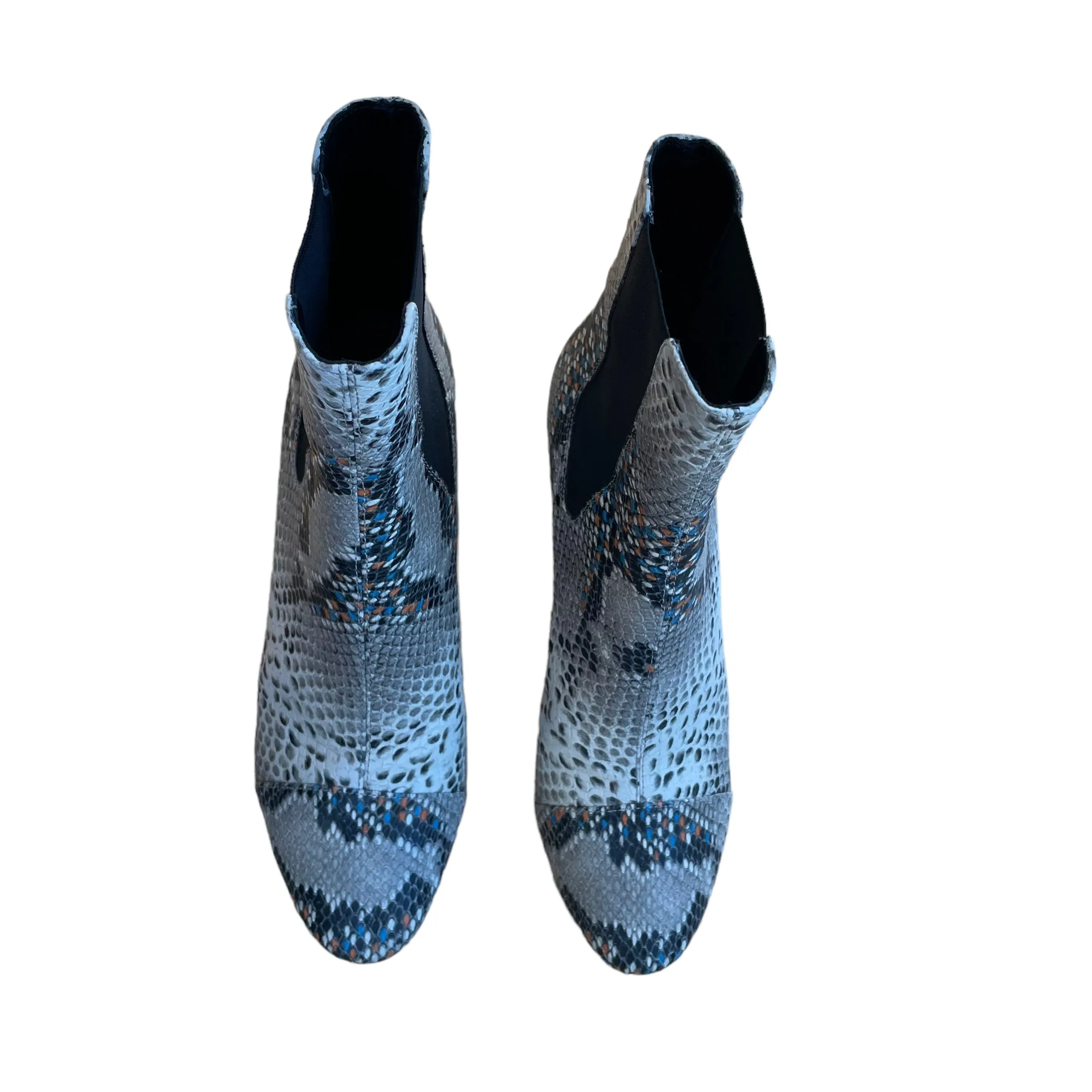 Python Embossed Boots - 8