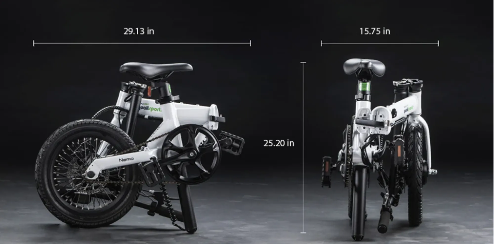 Qualisports 250W Nemo Folding Electric Bike