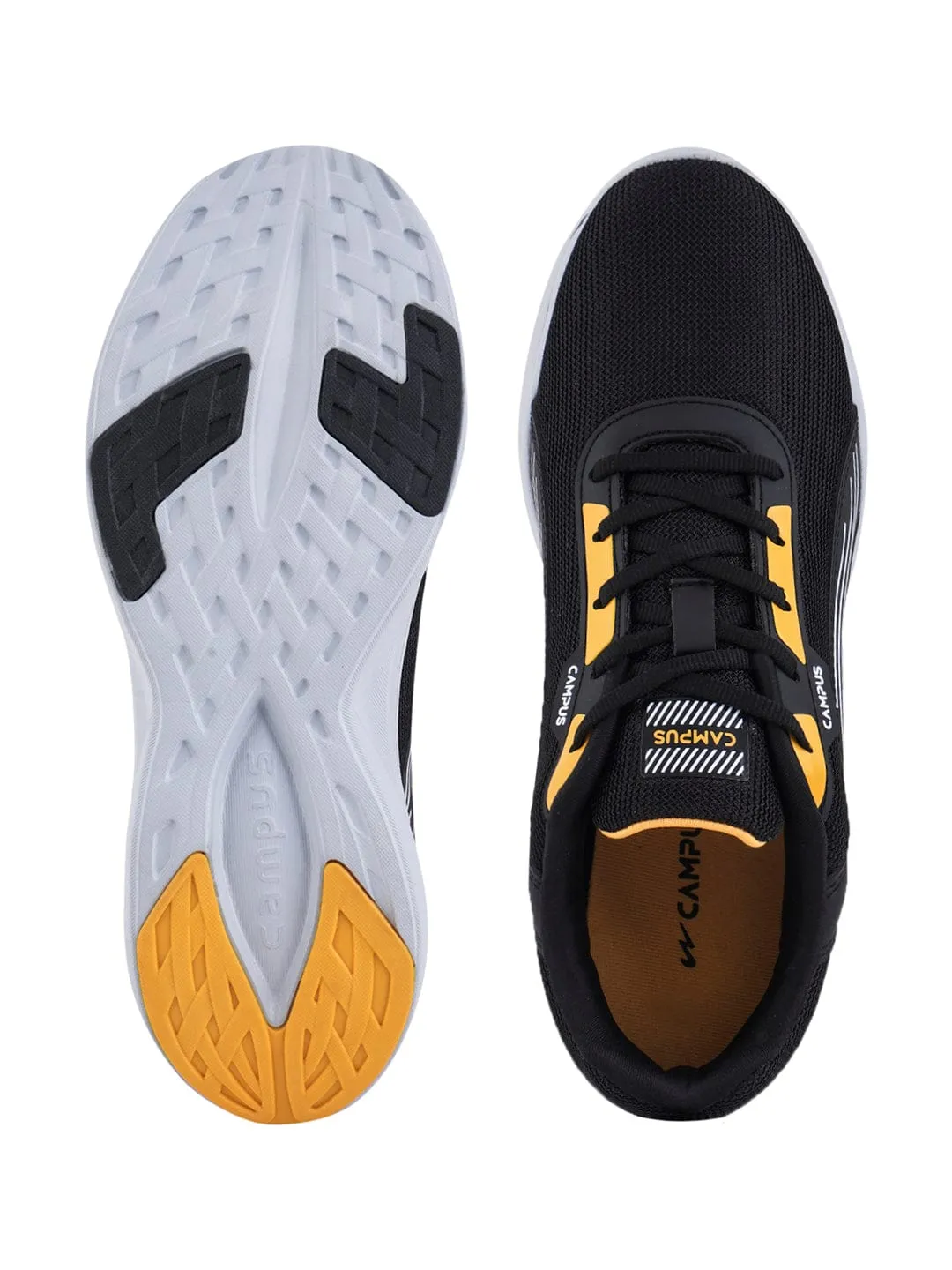 RUSH Black Men's Running Shoes