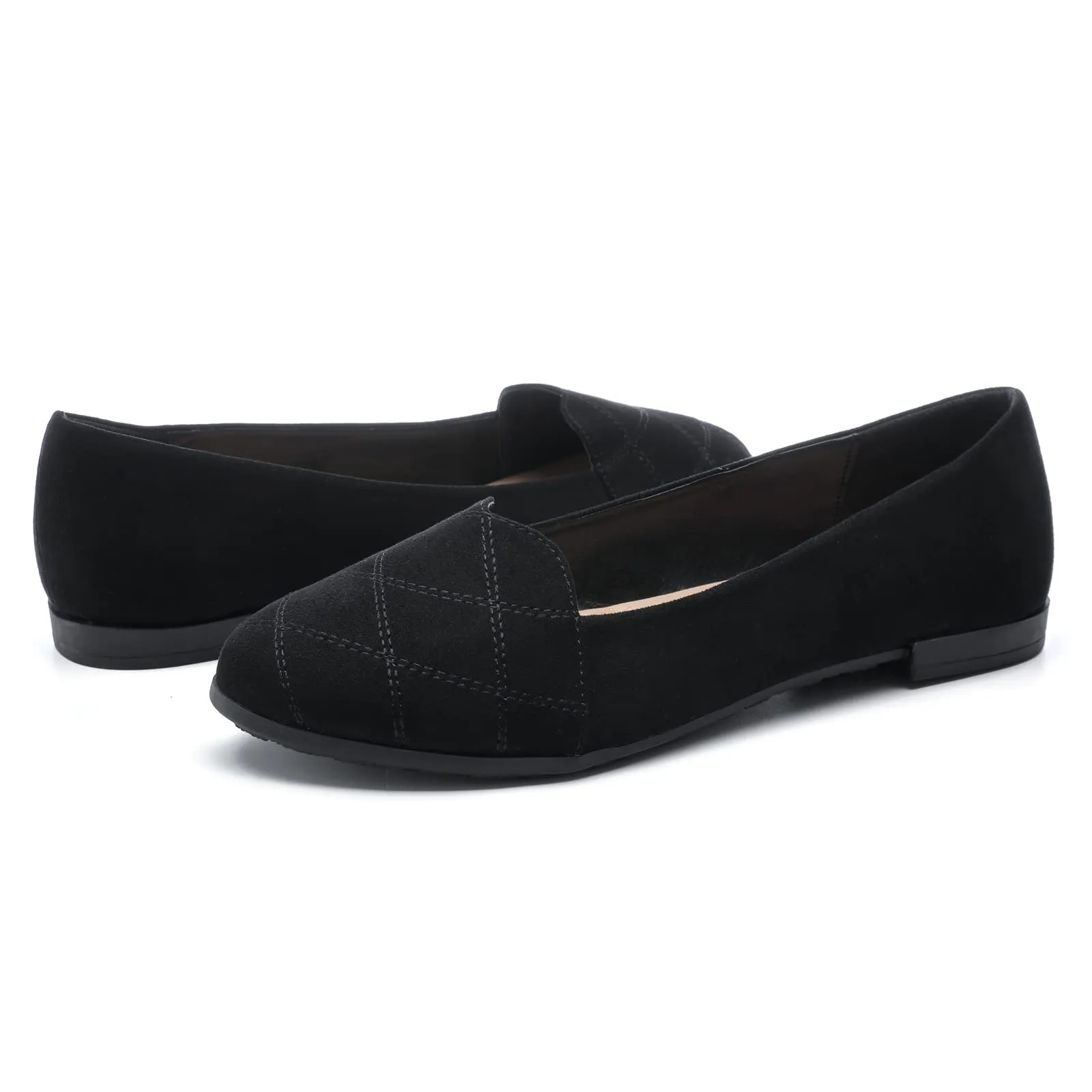 Saidoteto Women's Flats Dress Shoes Pointed Toe Comfortable Ballet Flat Dressy Shoes. Black Size 7.5 W220408