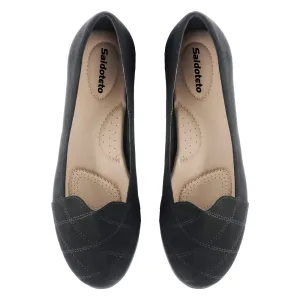 Saidoteto Women's Flats Dress Shoes Pointed Toe Comfortable Ballet Flat Dressy Shoes. Black Size 7.5 W220408