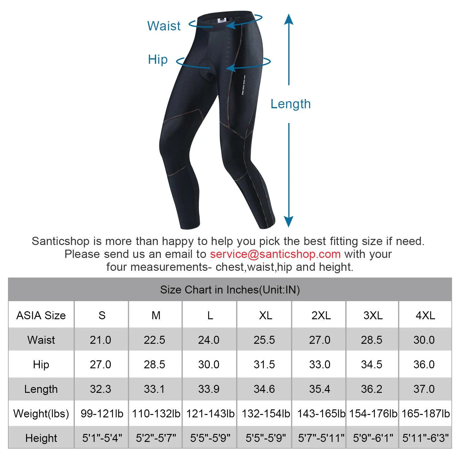 Santic Coral Black Women Padded Cycling Pants