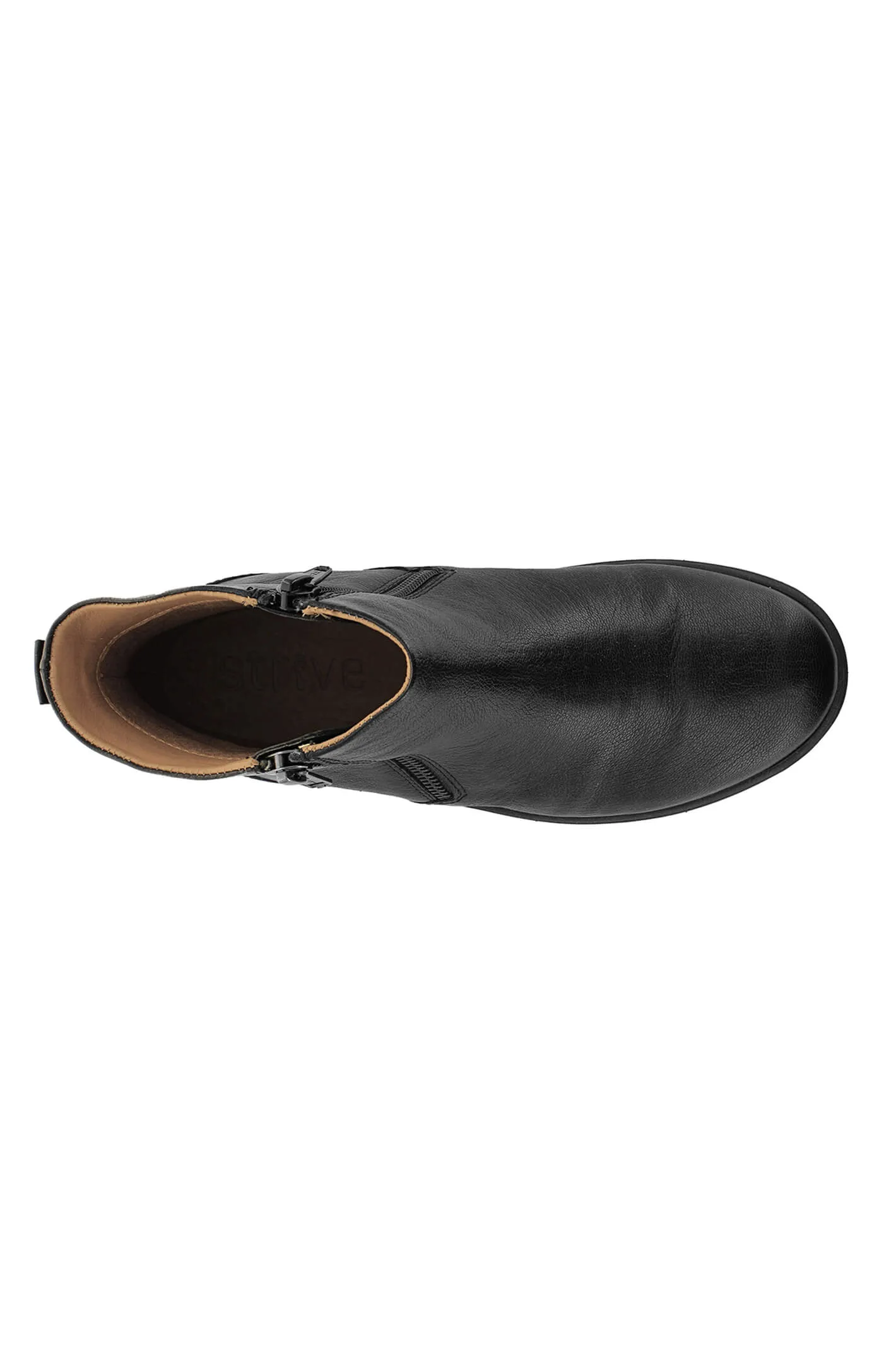 Strive Bamford II Boots Black Zip Up Leather