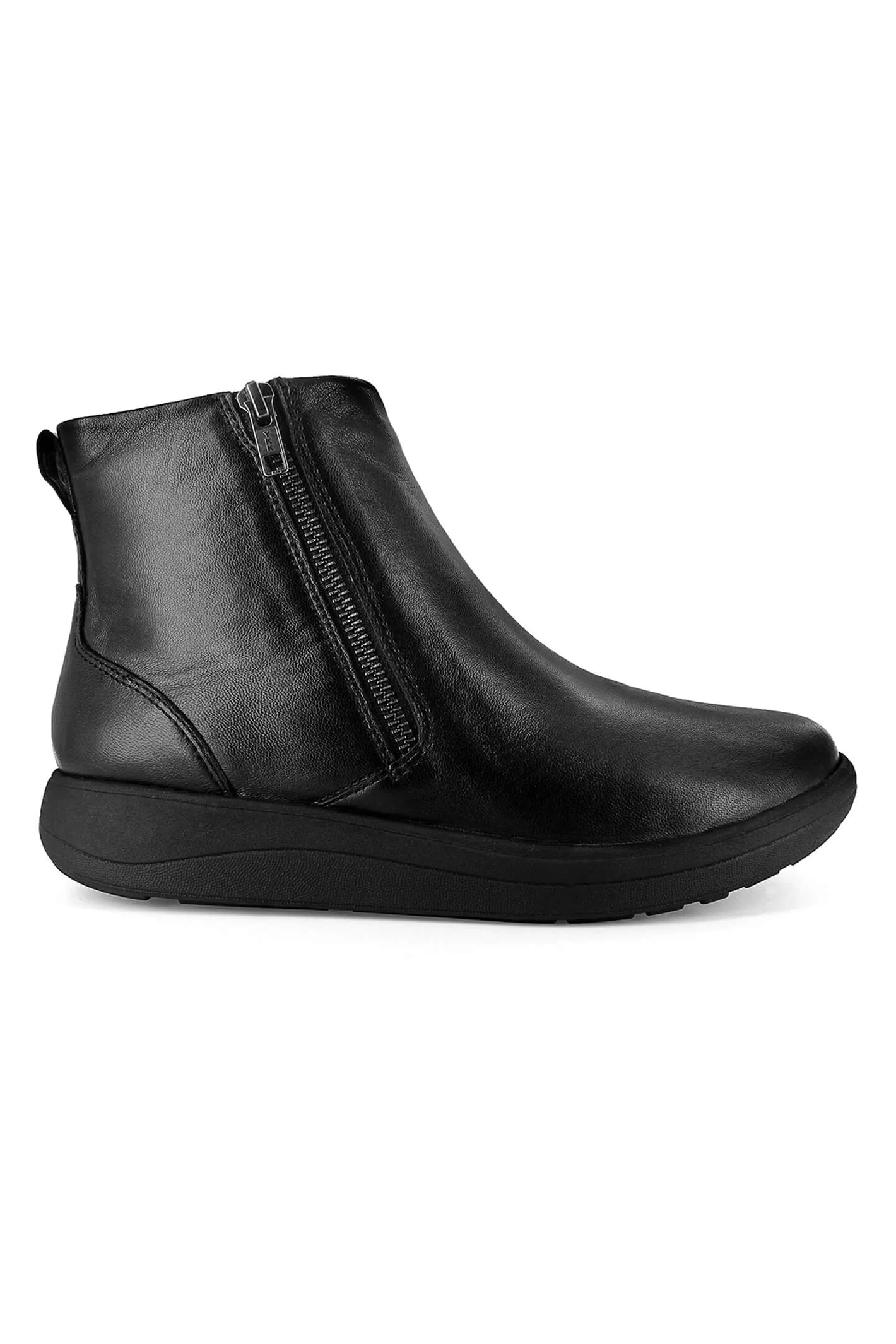 Strive Bamford II Boots Black Zip Up Leather