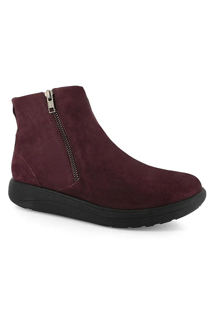 Strive Bamford II Boots Plum Zip Up Leather