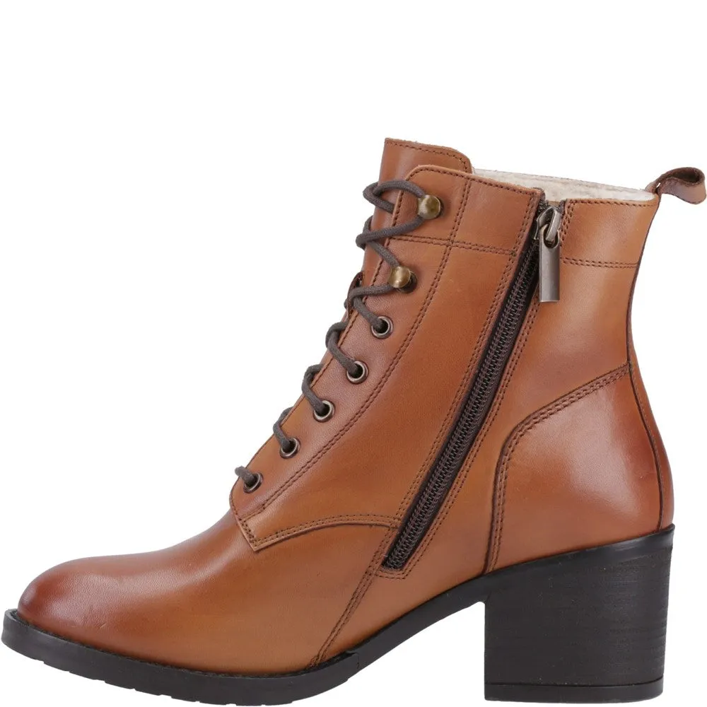Tan Harriet Heeled Boots