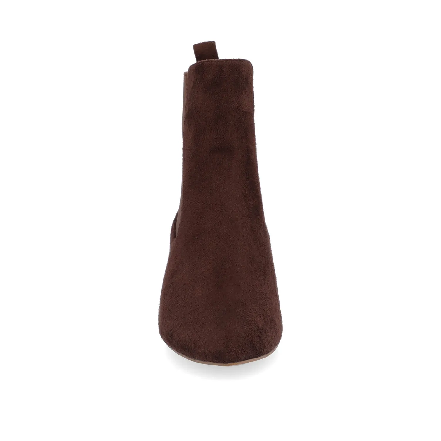 TENLEE CHELSEA BOOTIES IN FAUX SUEDE