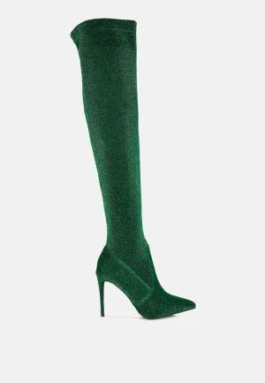 Tigerlily Knitted Stiletto Long Boots Tigerlily Knitted Stiletto Long Boots