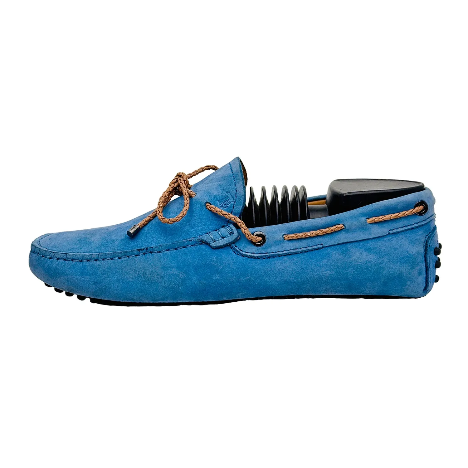 Tods Men's Gommino Driving Nubuck Loafer Shoes (Size 41)