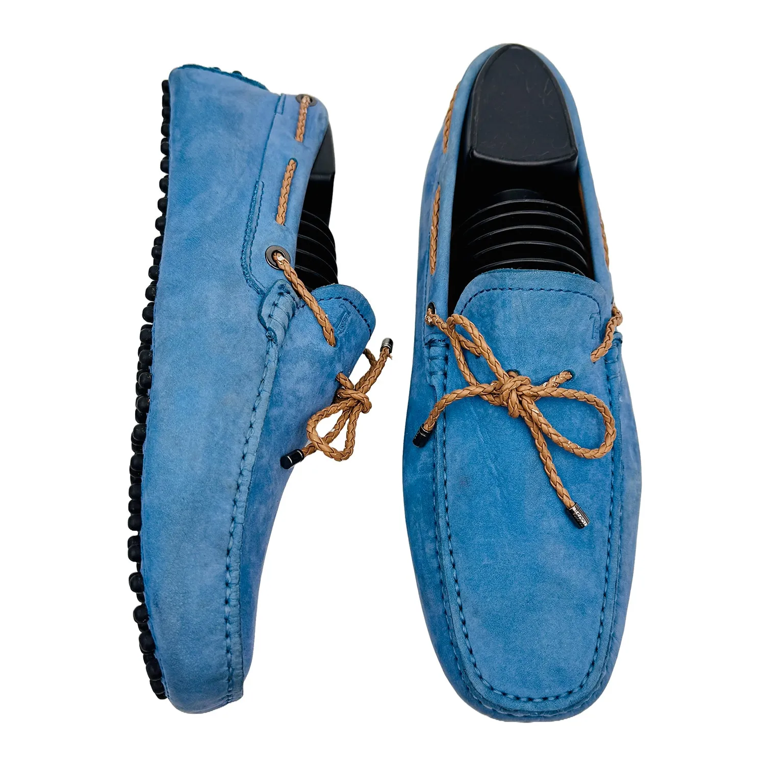 Tods Men's Gommino Driving Nubuck Loafer Shoes (Size 41)