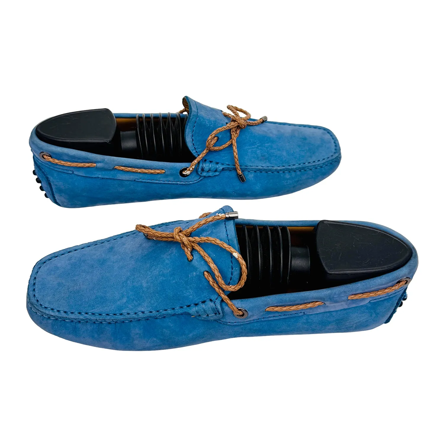 Tods Men's Gommino Driving Nubuck Loafer Shoes (Size 41)