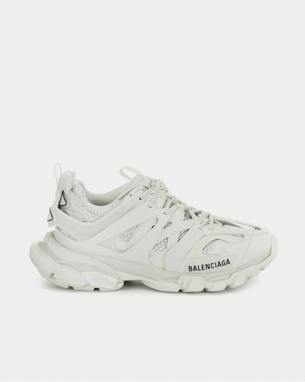 Track White Low Top Sneakers