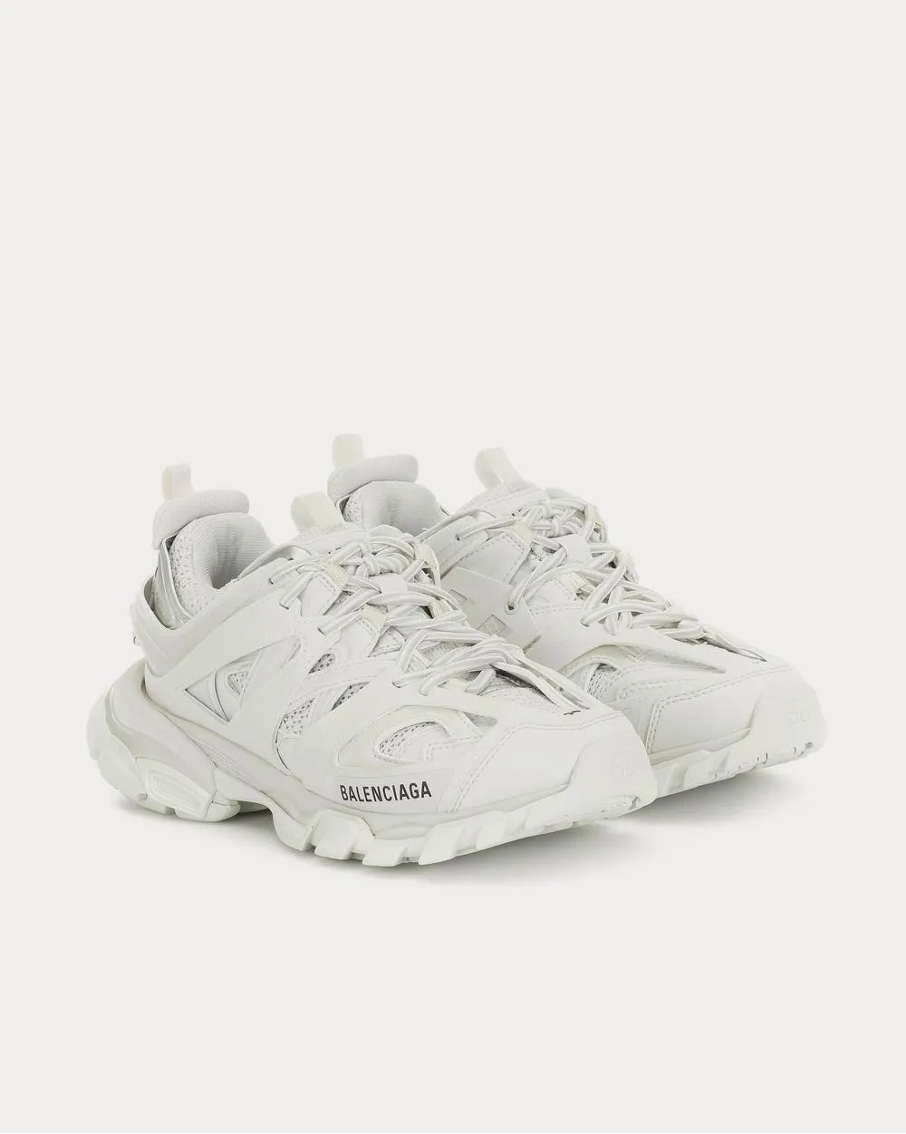Track White Low Top Sneakers