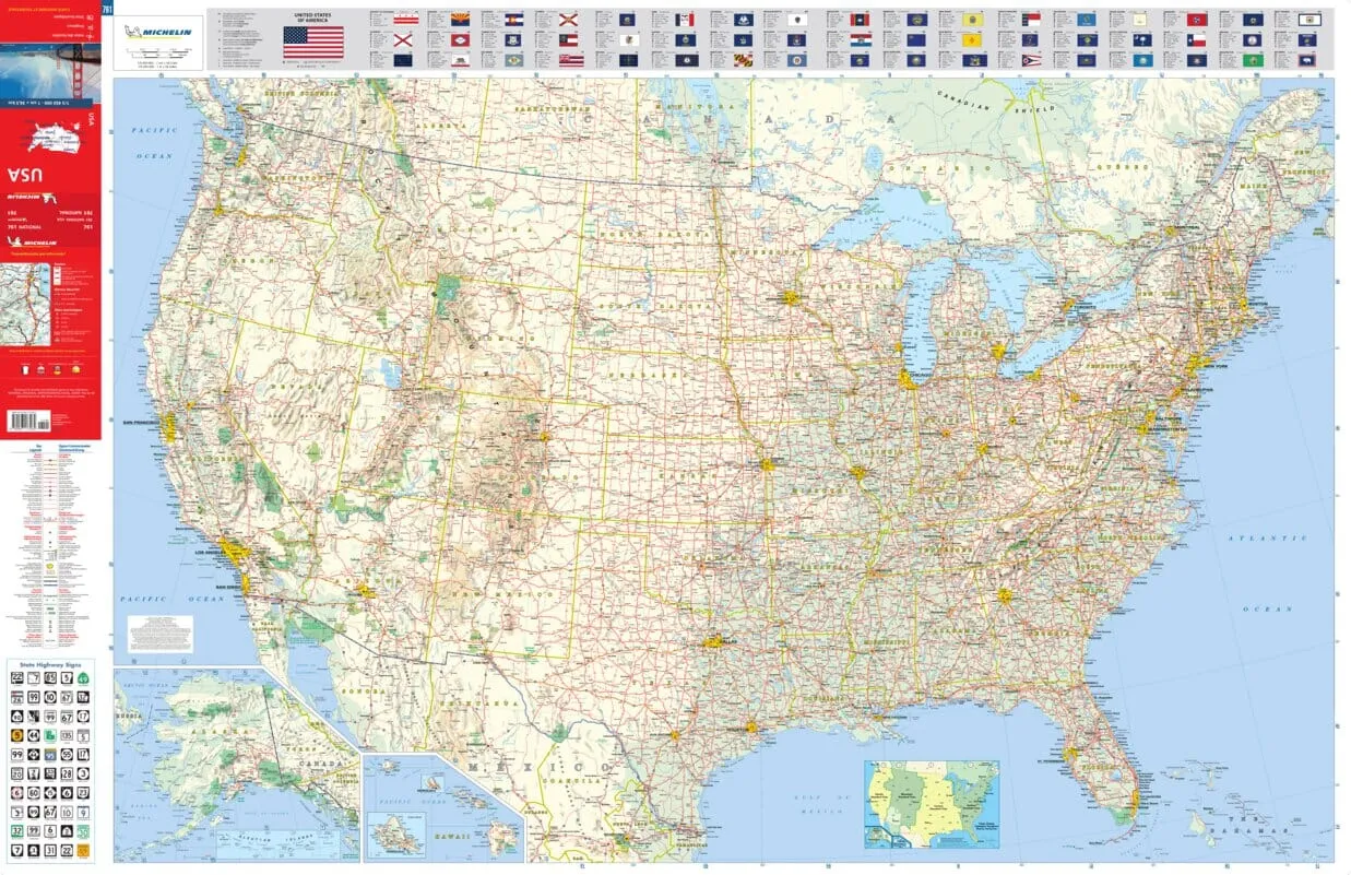 USA Michelin Map 761