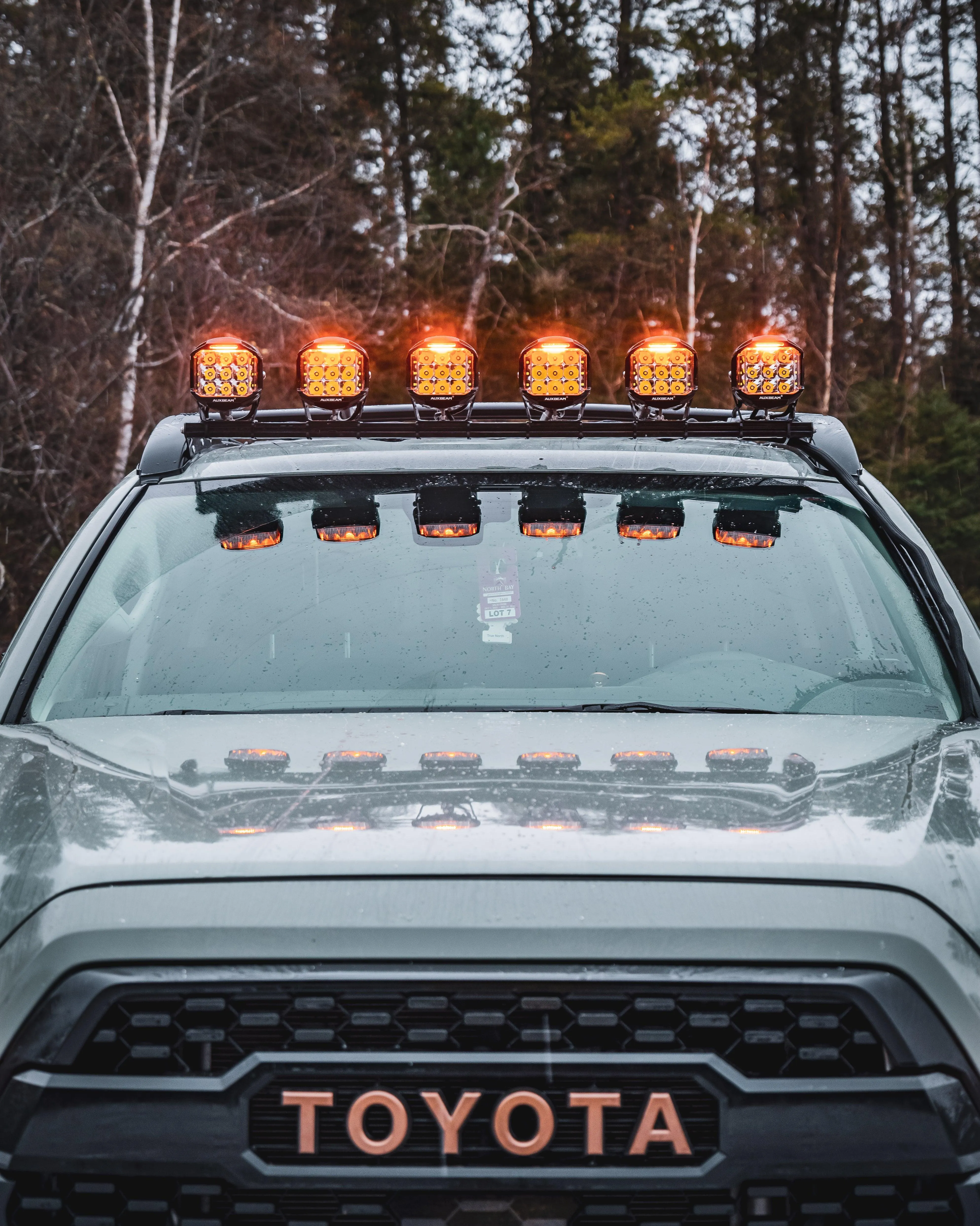 V-MAX Series | 5 Inch 168W 16440LM Combo Beam Side Shooter LED Round Pod Lights with Amber DRL