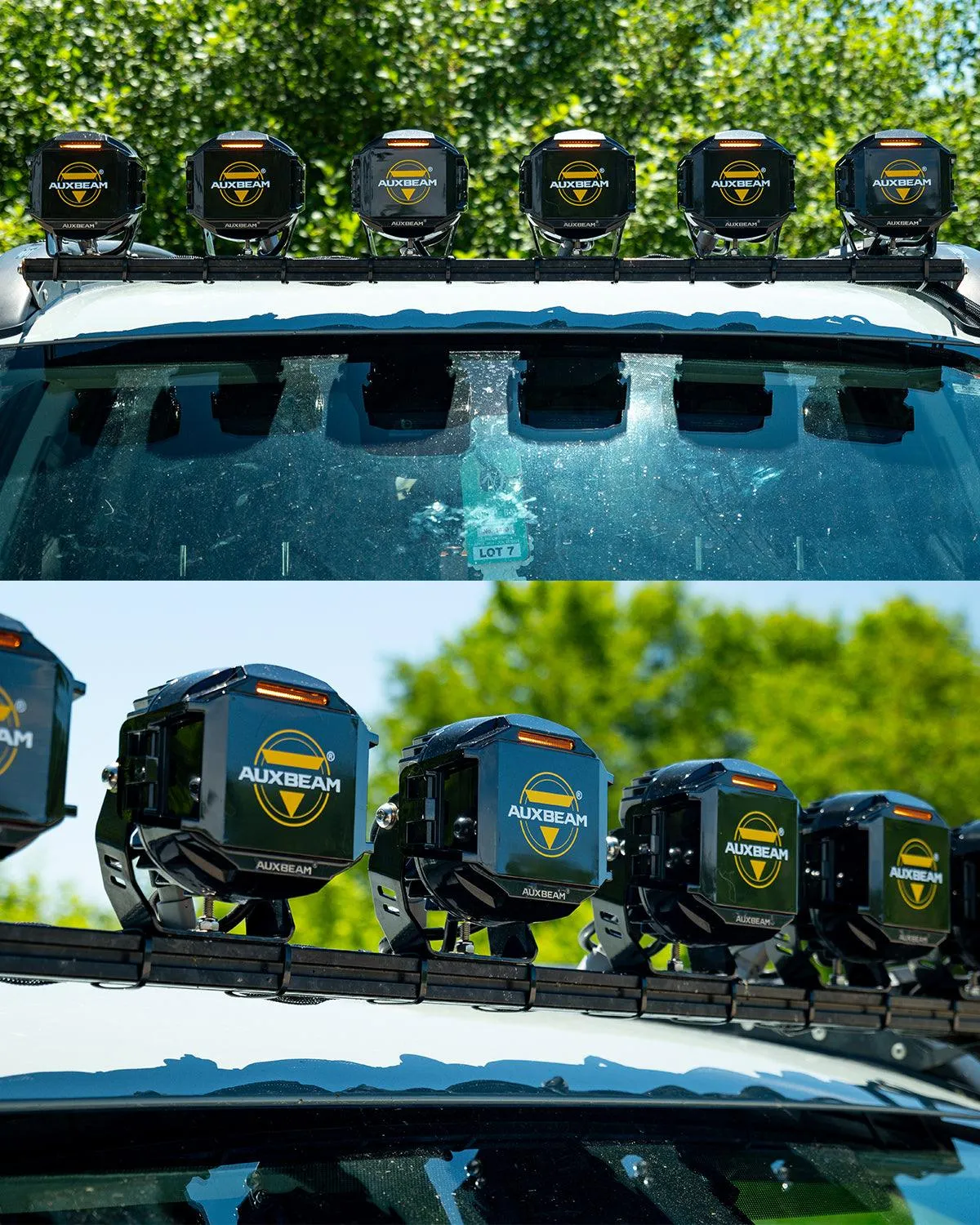 V-MAX Series | 5 Inch 168W 16440LM Combo Beam Side Shooter LED Round Pod Lights with Amber DRL
