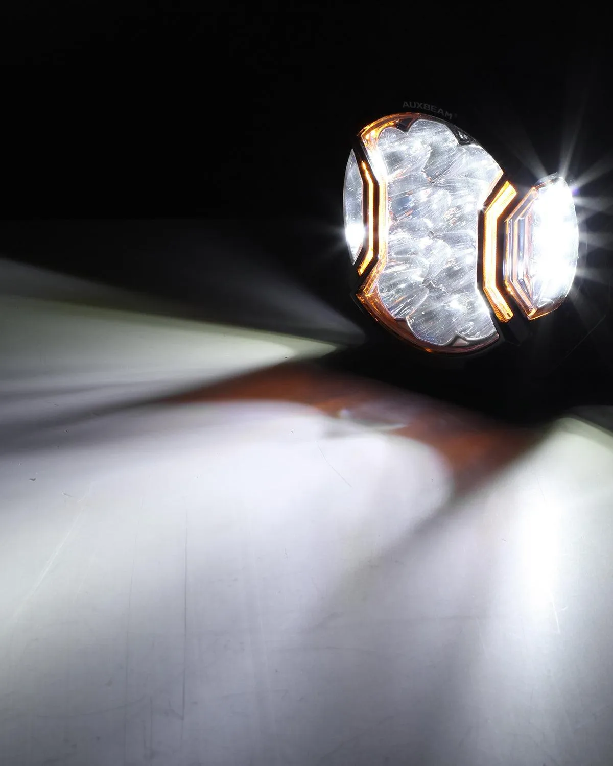 V-ULTRA Series | 5 Inch 172W LED Side Shooter White Pod Lights with Amber DRL