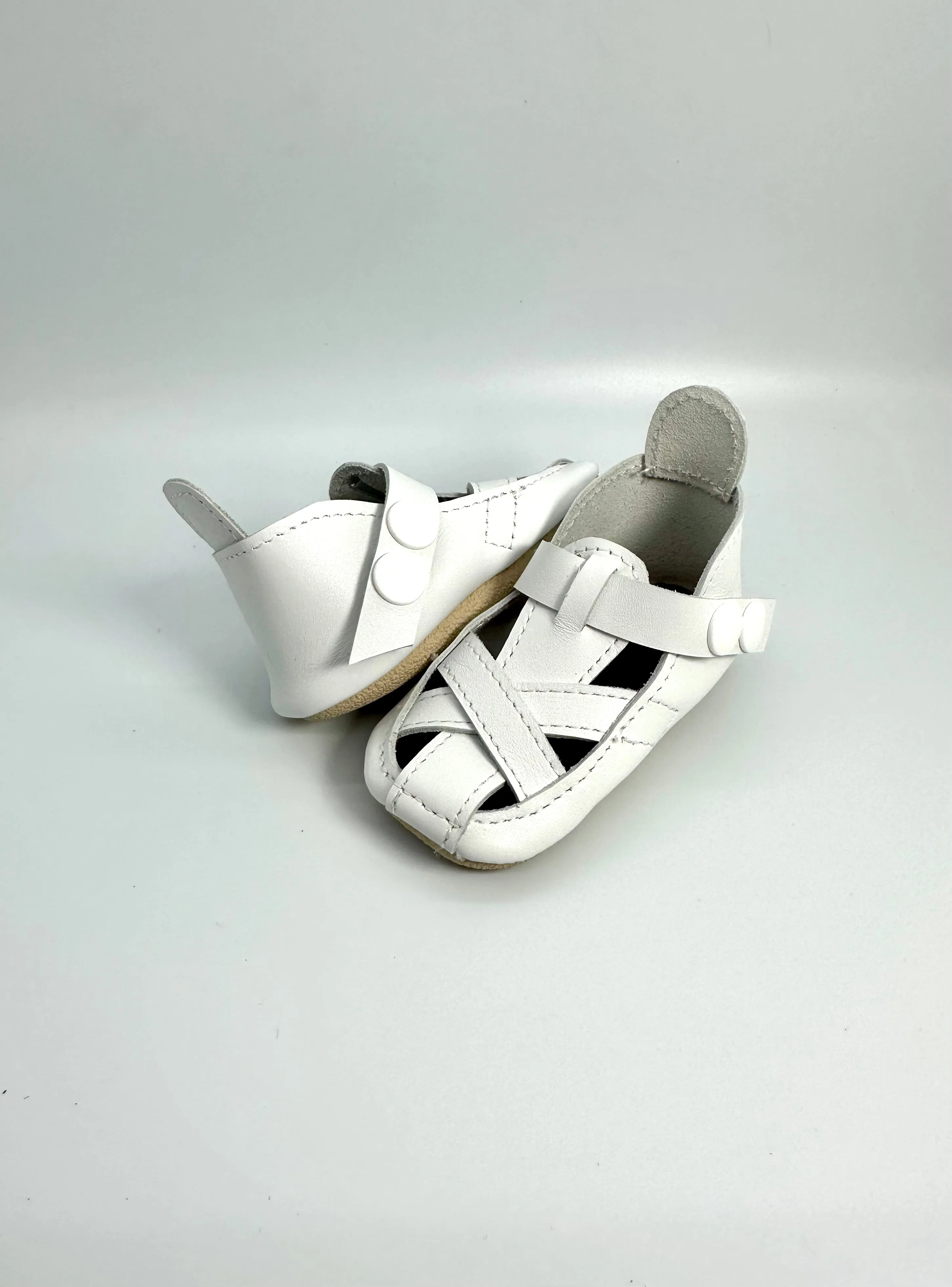 White Elio Sandal