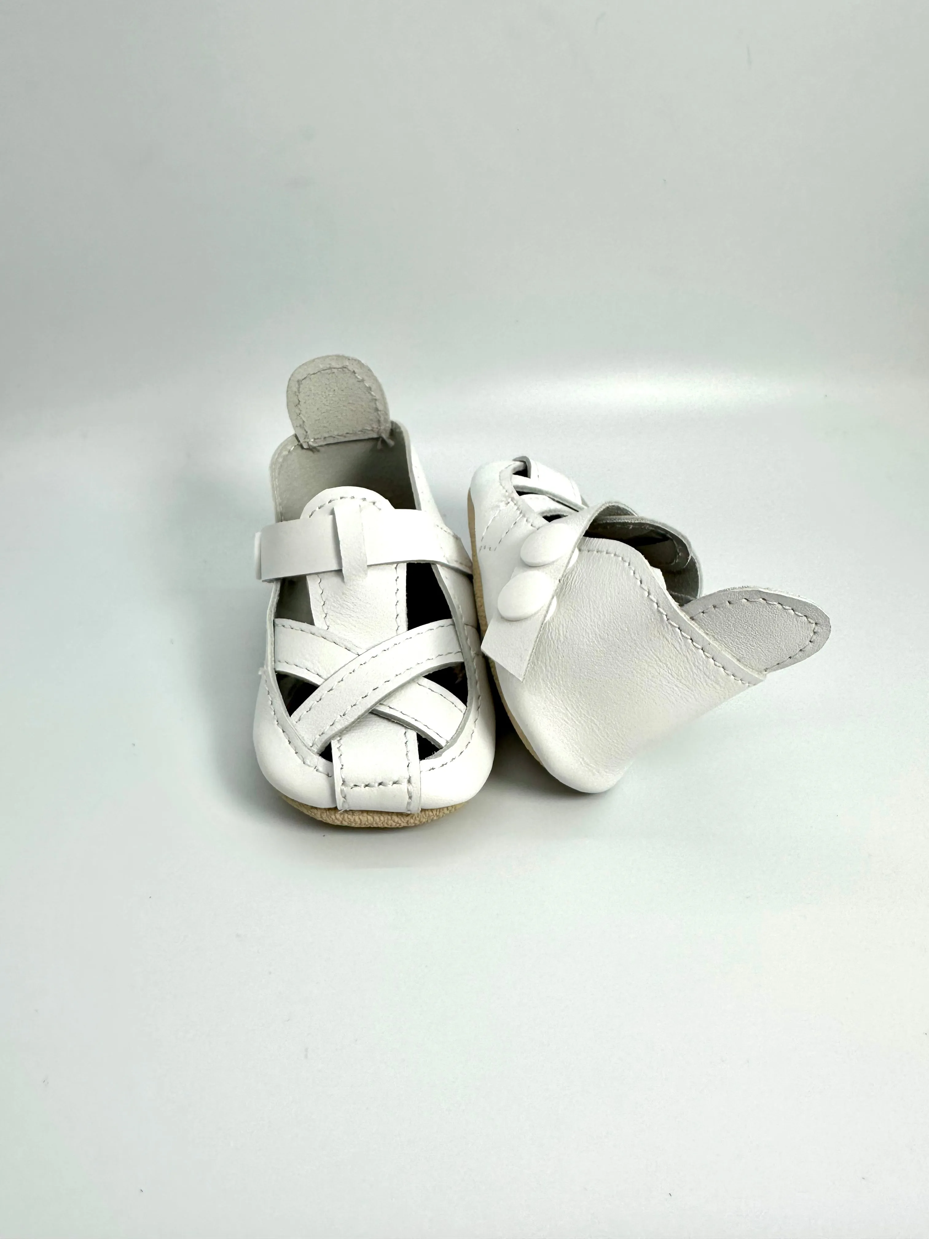 White Elio Sandal
