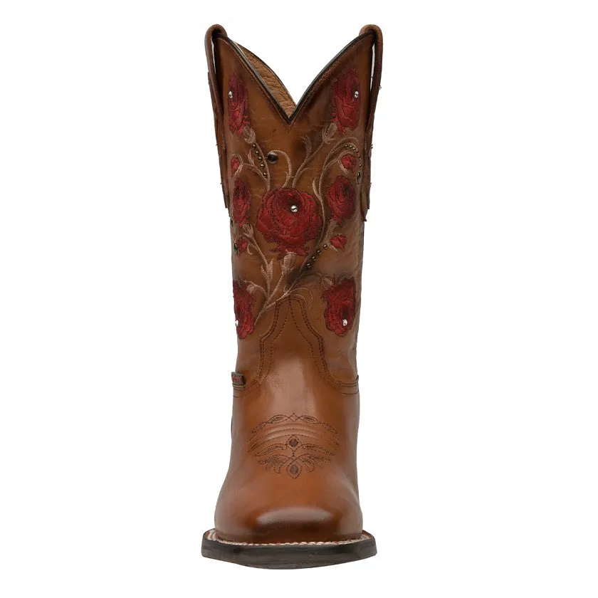 Women's Felipa Floral Embroidered Cowgirl Boots - Square Toe