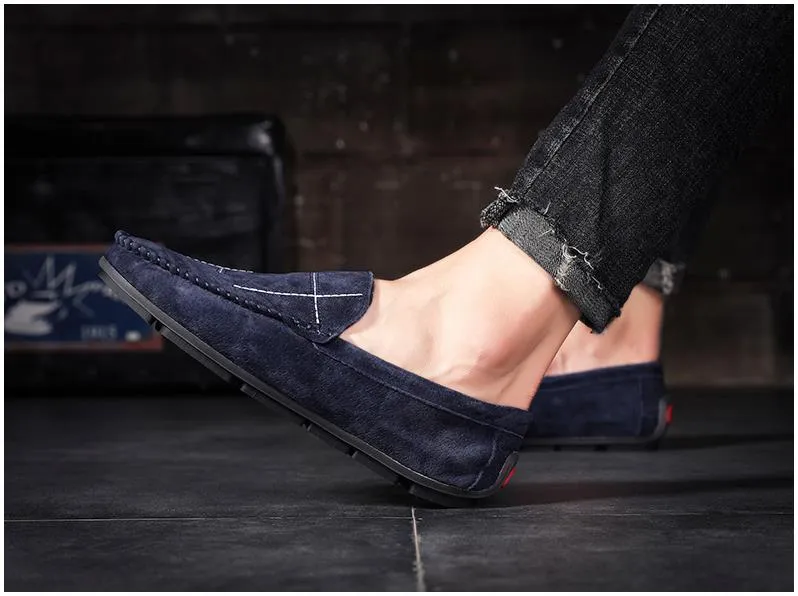 xiangtuibao Genuine Leather Men Casual Shoes Male Loafers Breathable Moccasins Slip On Driving Shoes Mens Flats Zapatos De Hombre