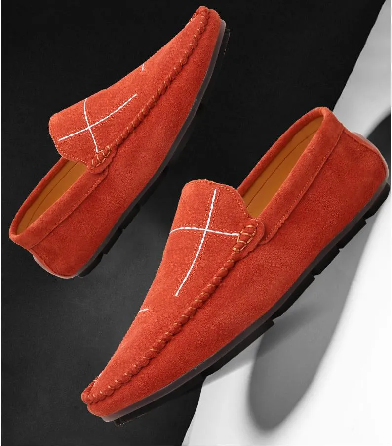 xiangtuibao Genuine Leather Men Casual Shoes Male Loafers Breathable Moccasins Slip On Driving Shoes Mens Flats Zapatos De Hombre