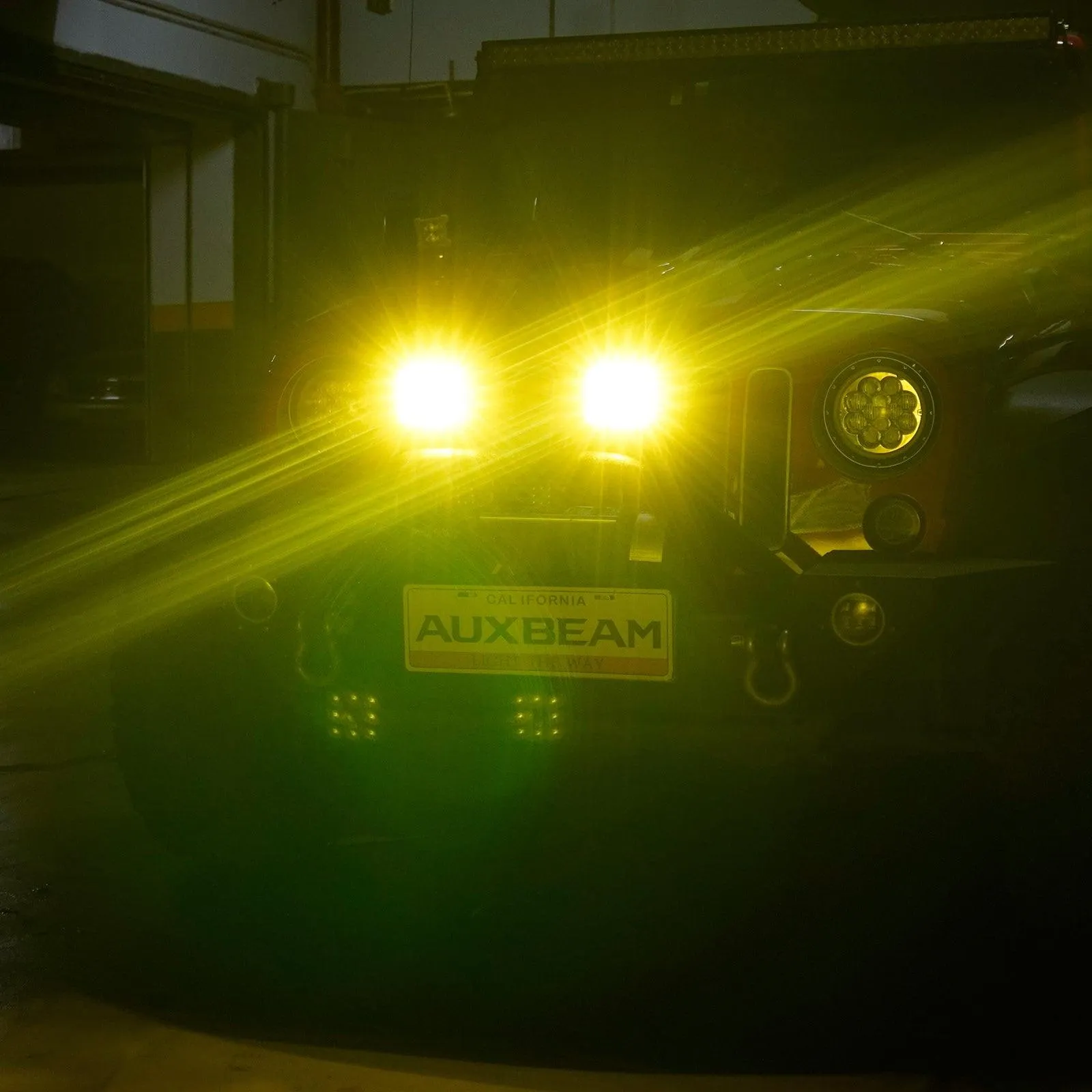 XP-ULTRA Series 5 Inch 110W 11000LM White/Amber LED Driving Lights Pods Light
